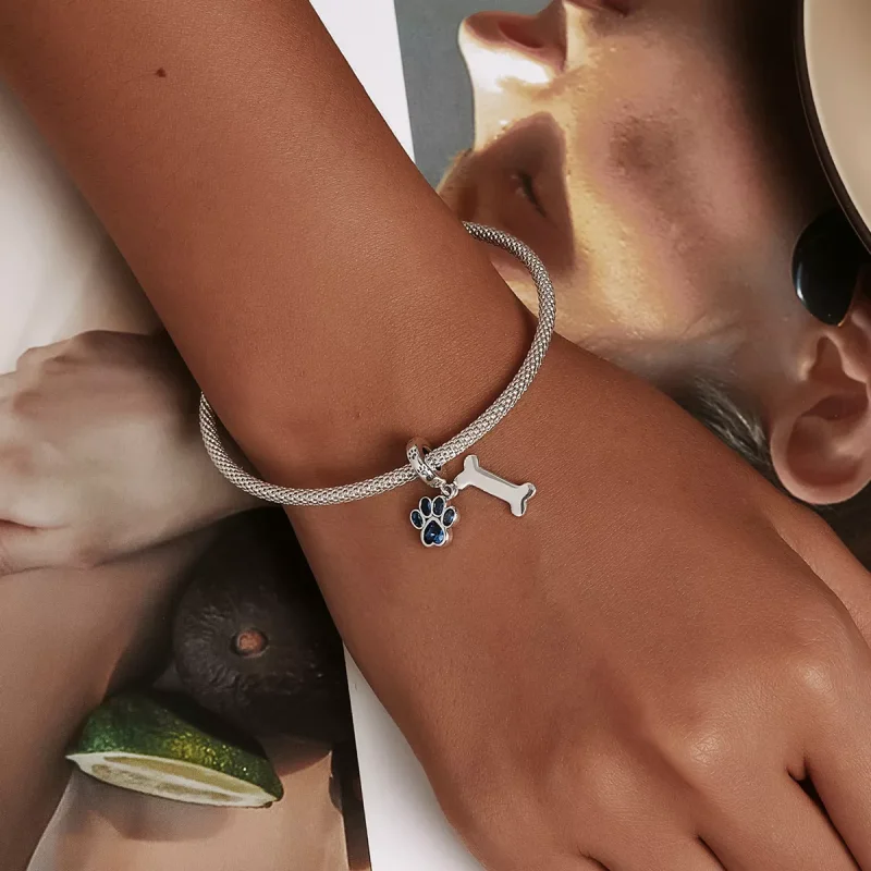(immagine per) Charm Pendente tipo Pandora Osso di zampa di cane - SCC2127 - Visualizza 5