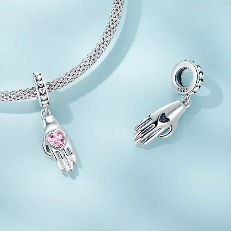 (immagine per) Charm Pendente tipo Pandora Palma - SCC2388 - Visualizza 4