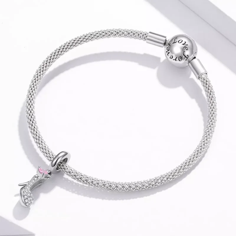 (immagine per) Charm Pendente tipo Pandora Pantofola di cristallo - BSC411 - Visualizza 3