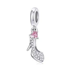 (immagine per) Charm Pendente tipo Pandora Pantofola di cristallo - BSC411