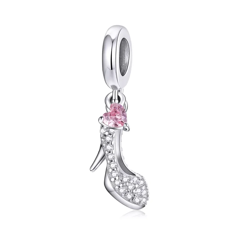 (immagine per) Charm Pendente tipo Pandora Pantofola di cristallo - BSC411
