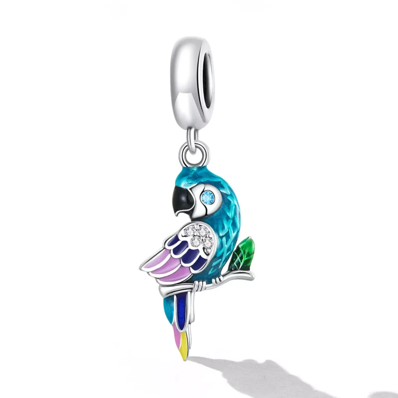 (immagine per) Charm Pendente tipo Pandora Pappagallo - SCC2271 - Visualizza 2