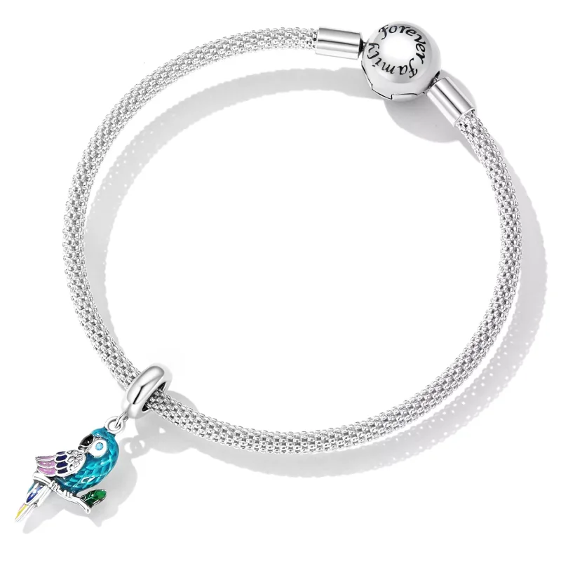 (immagine per) Charm Pendente tipo Pandora Pappagallo - SCC2271 - Visualizza 5