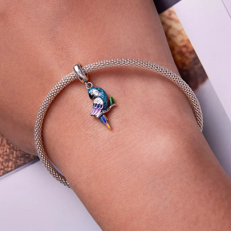 (immagine per) Charm Pendente tipo Pandora Pappagallo - SCC2271 - Visualizza 6