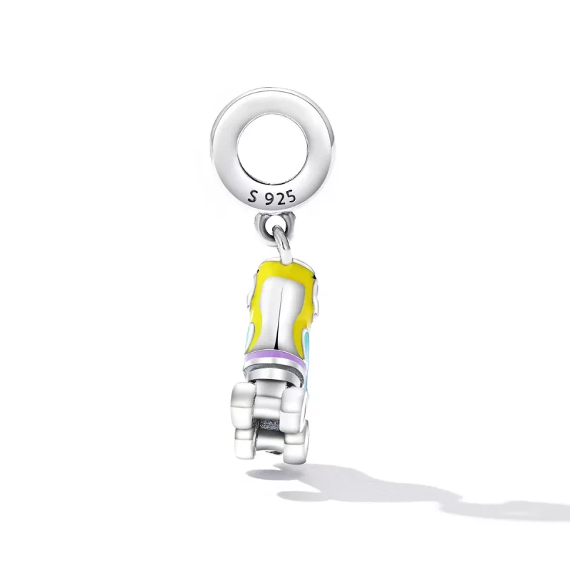 (immagine per) Charm Pendente tipo Pandora Pattini da ghiaccio - SCC2213 - Visualizza 3