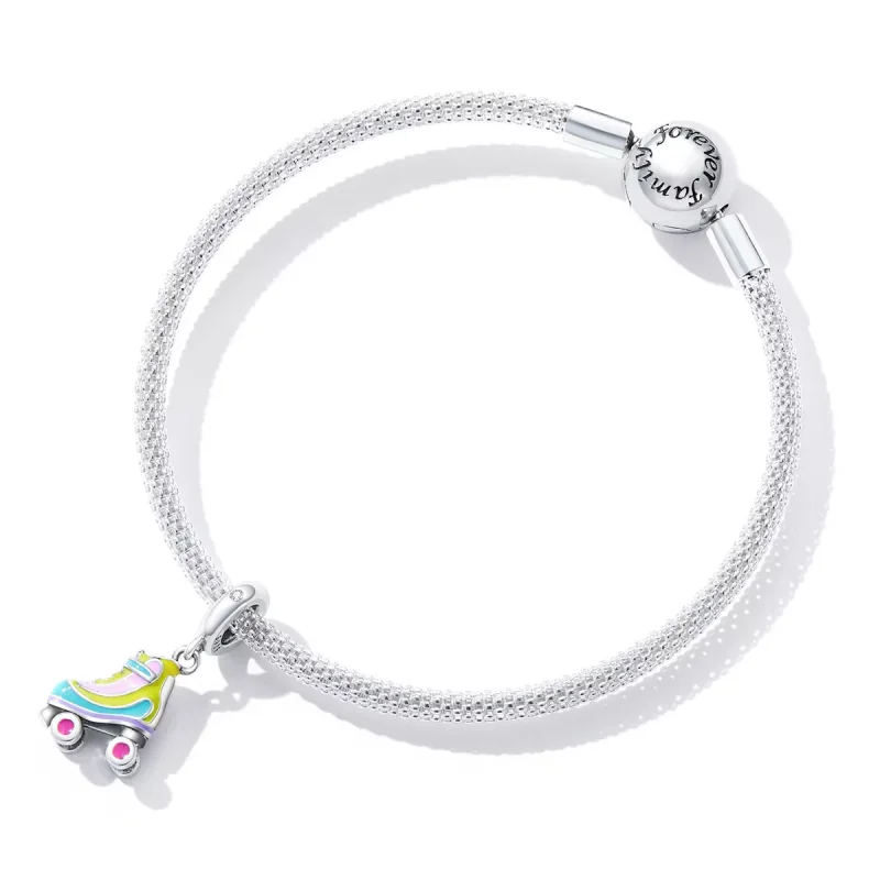(immagine per) Charm Pendente tipo Pandora Pattini da ghiaccio - SCC2213 - Visualizza 5