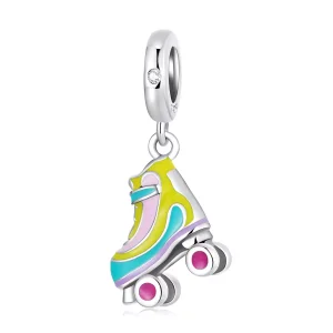 (immagine per) Charm Pendente tipo Pandora Pattini da ghiaccio - SCC2213