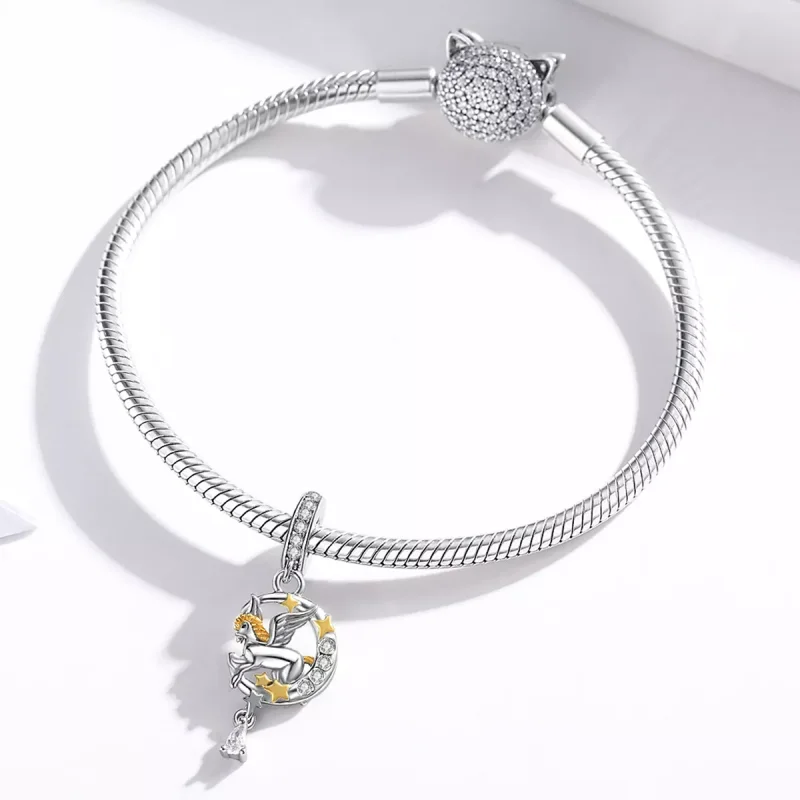 (immagine per) Charm Pendente tipo Pandora Pegaso - SCC1736 - Visualizza 3
