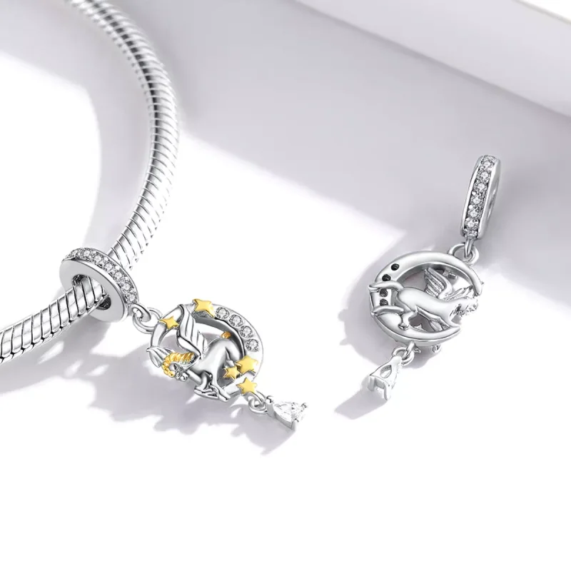 (immagine per) Charm Pendente tipo Pandora Pegaso - SCC1736 - Visualizza 4