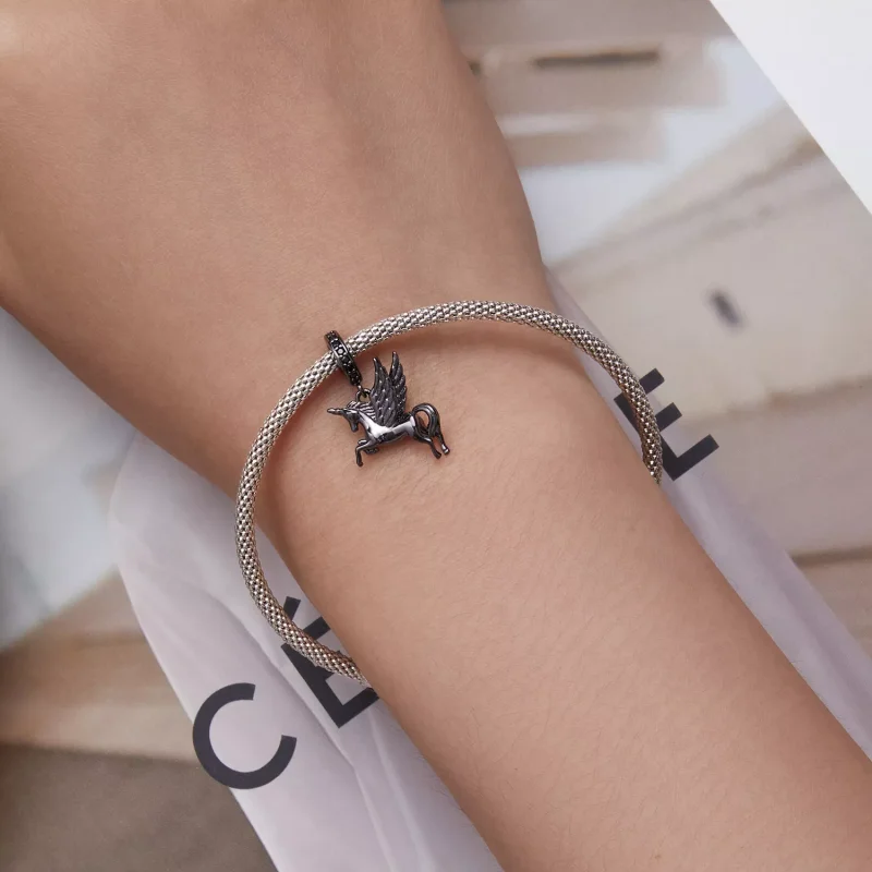 (immagine per) Charm Pendente tipo Pandora Pegaso - SCC2389 - Visualizza 5