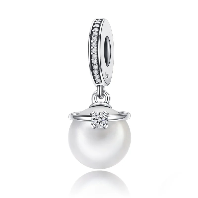 (immagine per) Charm Pendente tipo Pandora Perle eleganti - SCC137 - Visualizza 2