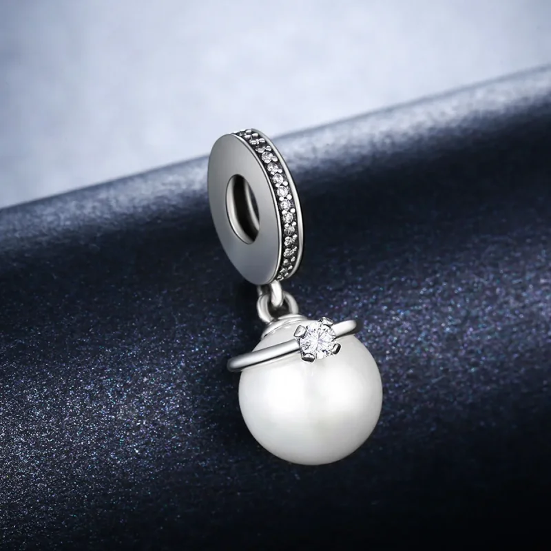 (immagine per) Charm Pendente tipo Pandora Perle eleganti - SCC137 - Visualizza 6