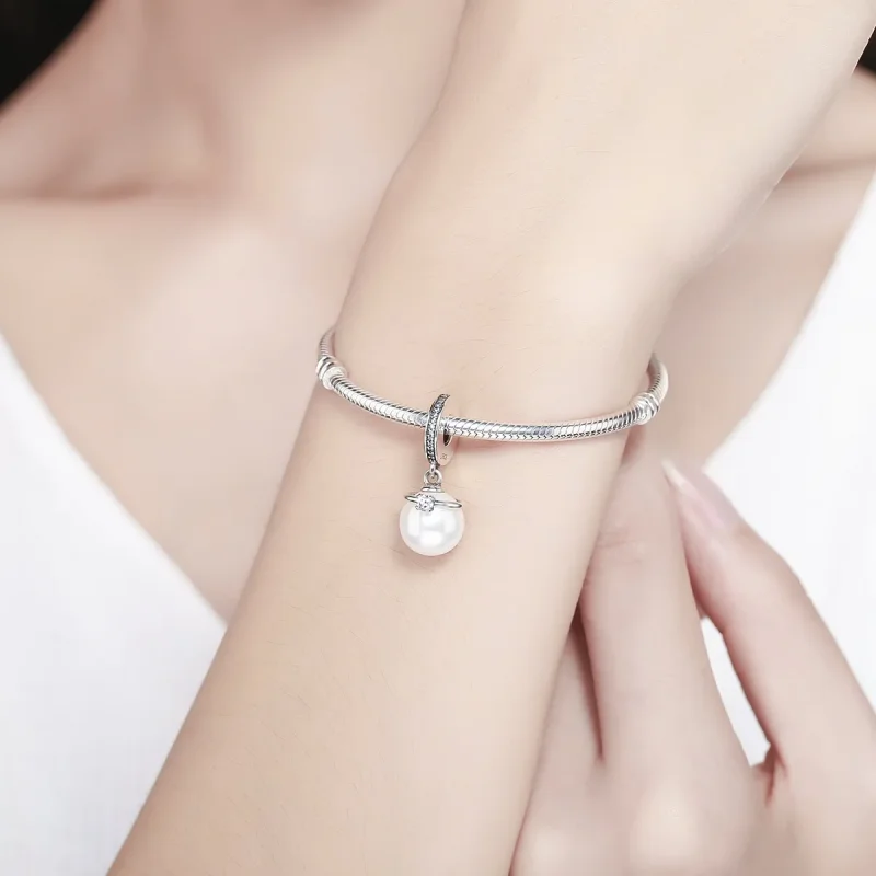 (immagine per) Charm Pendente tipo Pandora Perle eleganti - SCC137 - Visualizza 7