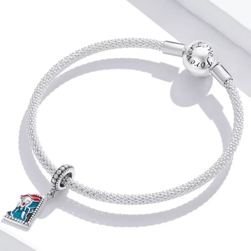 (immagine per) Charm Pendente tipo Pandora Persona che grida - SCC2081 - Visualizza 3
