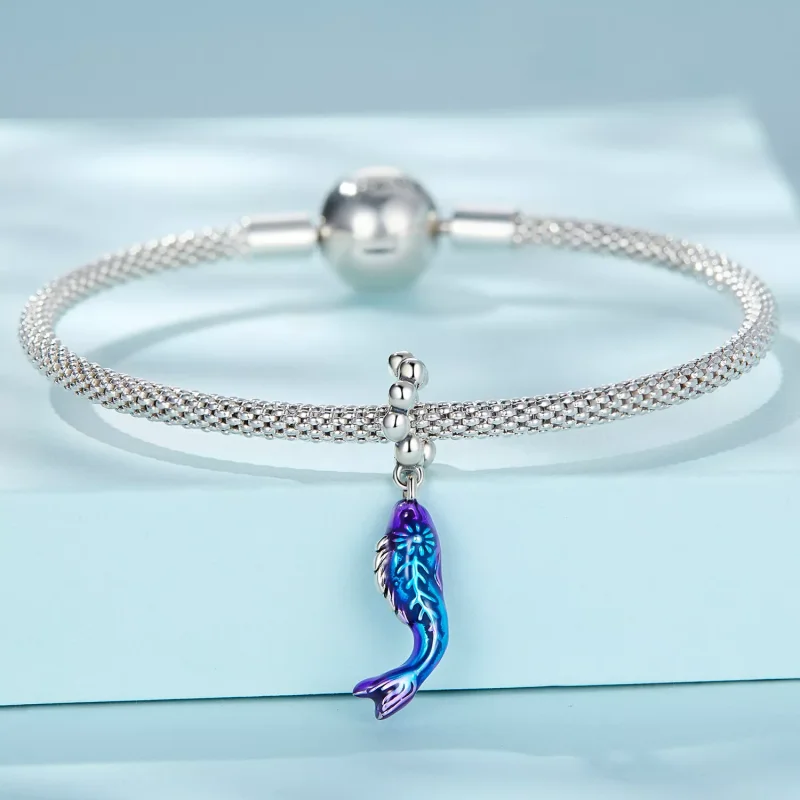 (immagine per) Charm Pendente tipo Pandora Pesce strano - SCC2376 - Visualizza 3