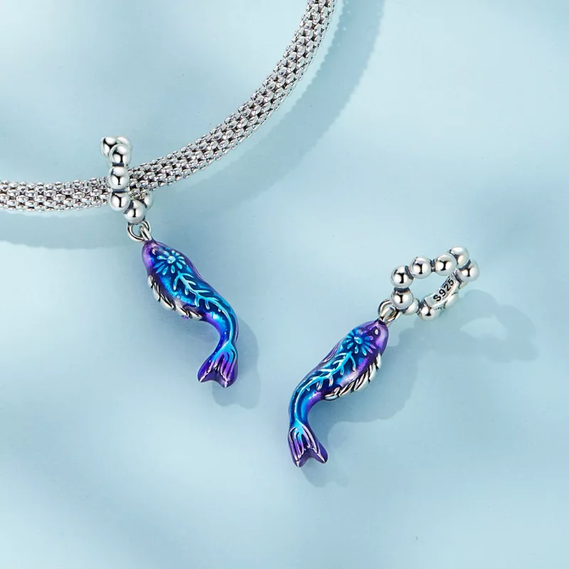 (immagine per) Charm Pendente tipo Pandora Pesce strano - SCC2376 - Visualizza 4