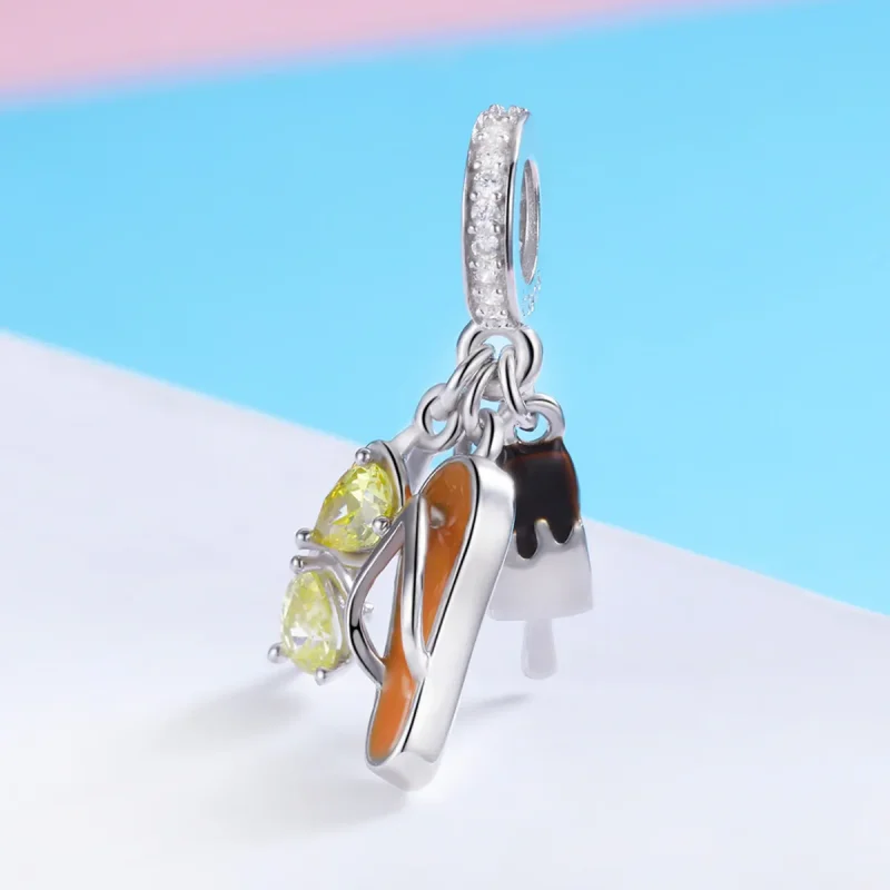 (immagine per) Charm Pendente tipo Pandora Piacevole estate - SCC770 - Visualizza 2