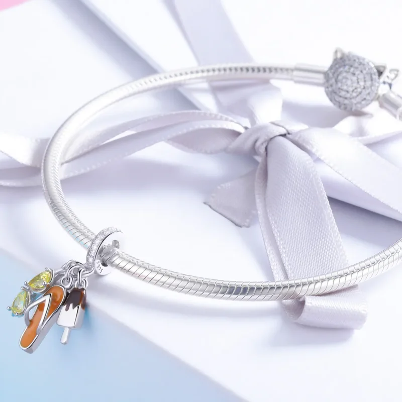 (immagine per) Charm Pendente tipo Pandora Piacevole estate - SCC770 - Visualizza 3