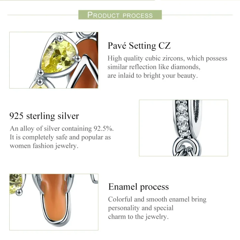(immagine per) Charm Pendente tipo Pandora Piacevole estate - SCC770 - Visualizza 7