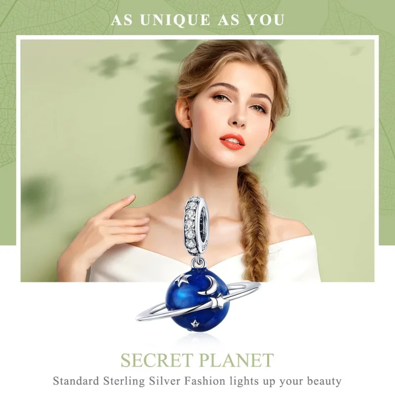 (immagine per) Charm Pendente tipo Pandora Pianeta Segreto - SCC933 - Visualizza 6