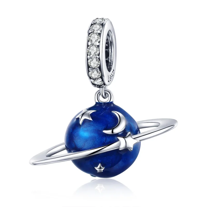 (immagine per) Charm Pendente tipo Pandora Pianeta Segreto - SCC933