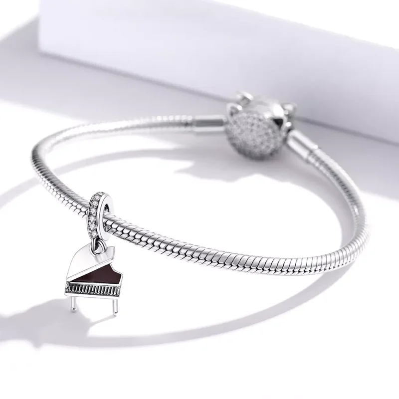 (immagine per) Charm Pendente tipo Pandora Pianoforte a coda - SCC1733 - Visualizza 3