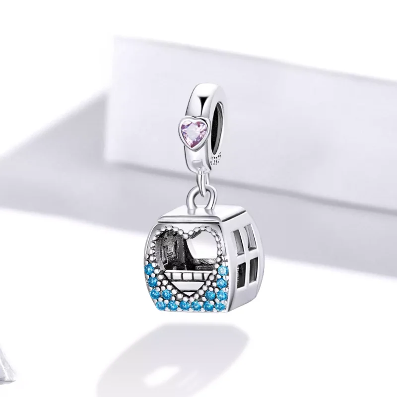 (immagine per) Charm Pendente tipo Pandora Piccola funivia - SCC1741 - Visualizza 2