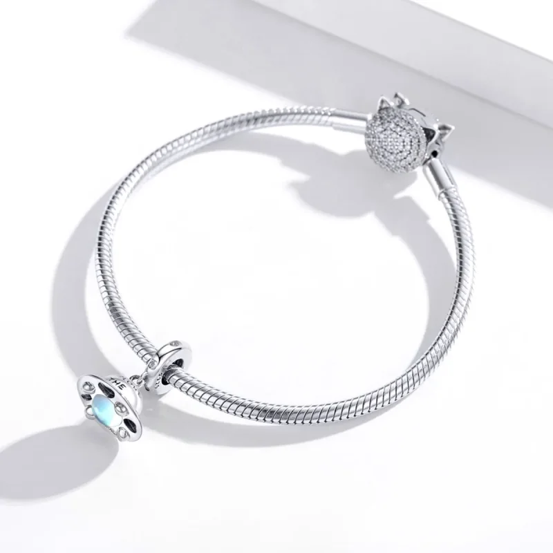 (immagine per) Charm Pendente tipo Pandora Piccola navicella spaziale - SCC1696 - Visualizza 3