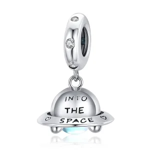 Charm Pendente tipo Pandora Piccola navicella spaziale - SCC1696 (immagine per) Charm Pendente tipo Pandora Piccola navicella spaziale - SCC1696