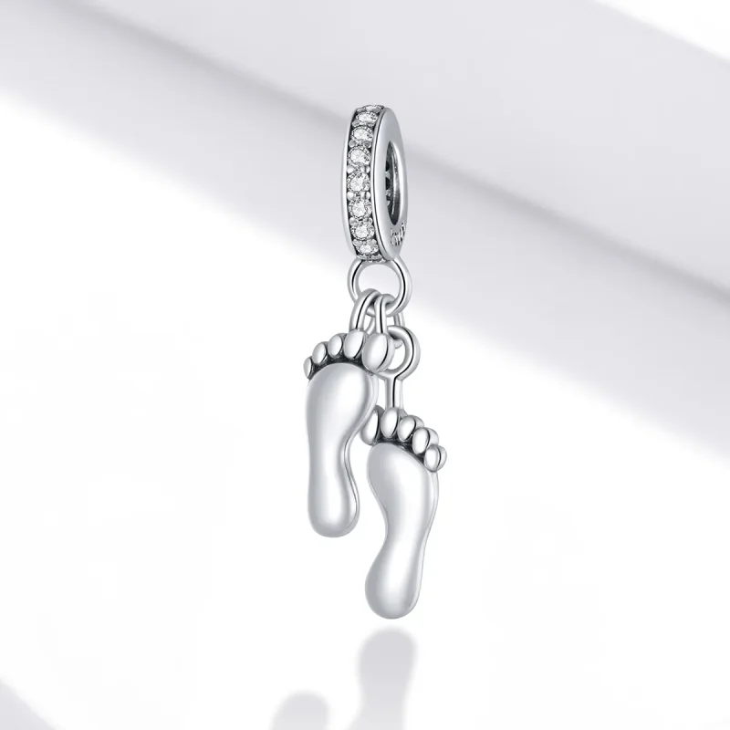 (immagine per) Charm Pendente tipo Pandora Piccoli piedi - SCC1692 - Visualizza 2