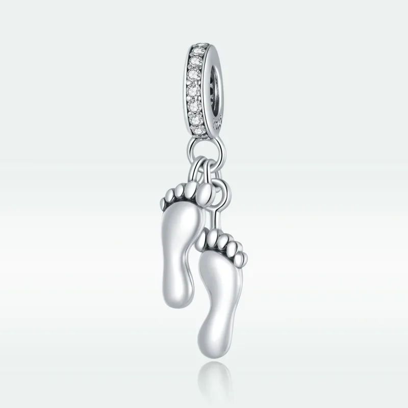(immagine per) Charm Pendente tipo Pandora Piccoli piedi - SCC1692 - Visualizza 5
