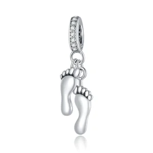 (immagine per) Charm Pendente tipo Pandora Piccoli piedi - SCC1692
