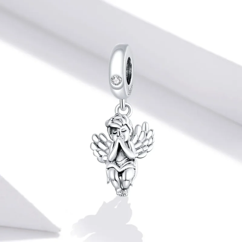 (immagine per) Charm Pendente tipo Pandora Piccolo angelo - SCC1686 - Visualizza 2