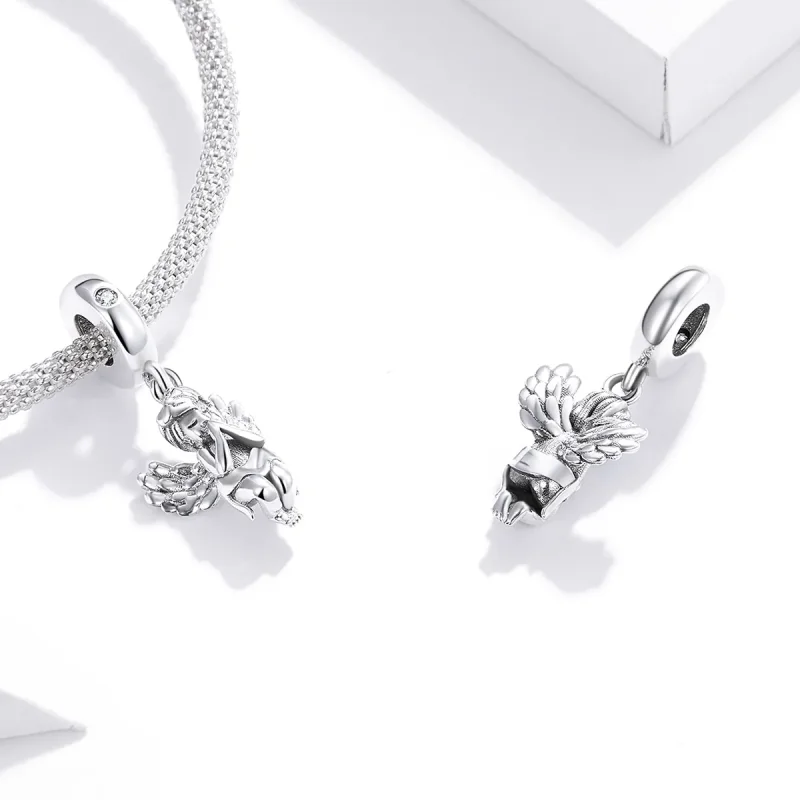 (immagine per) Charm Pendente tipo Pandora Piccolo angelo - SCC1686 - Visualizza 4