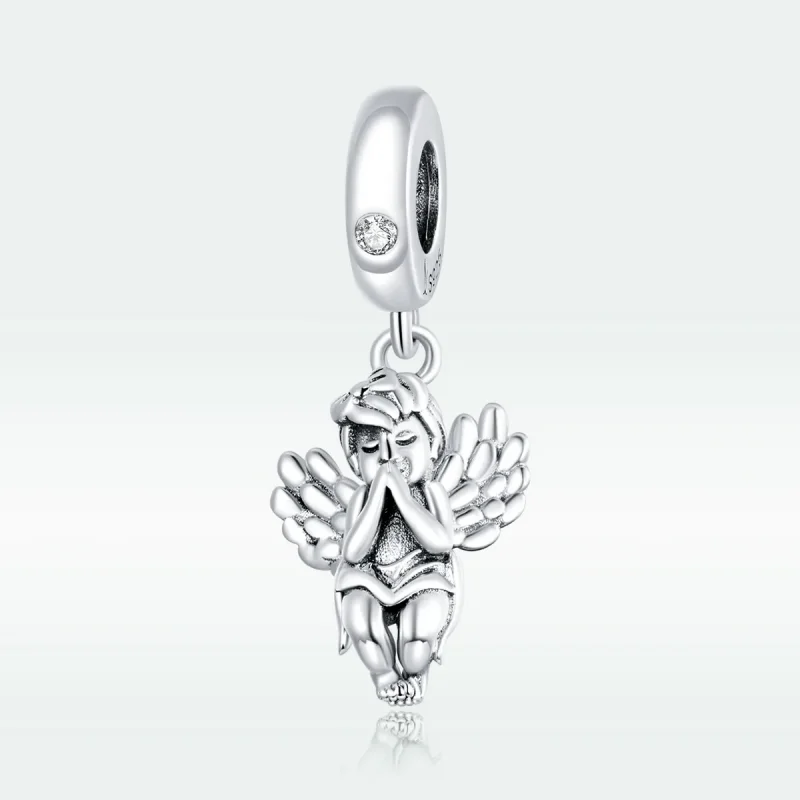 (immagine per) Charm Pendente tipo Pandora Piccolo angelo - SCC1686 - Visualizza 5