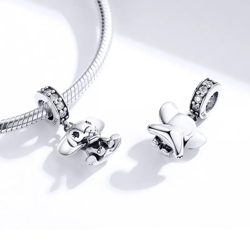 (immagine per) Charm Pendente tipo Pandora Piccolo Elefante - SCC1338 - Visualizza 4