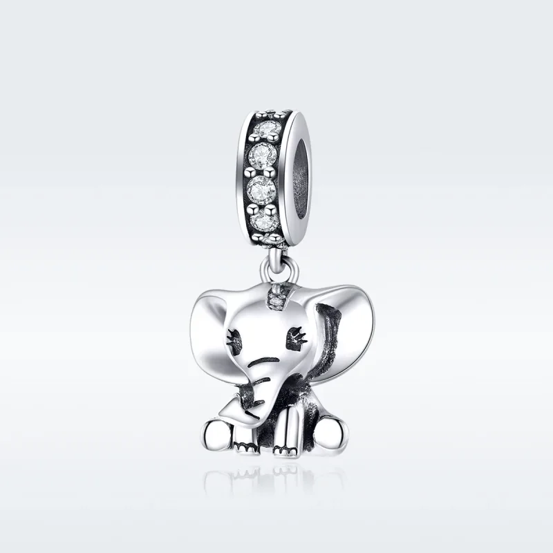 (immagine per) Charm Pendente tipo Pandora Piccolo Elefante - SCC1338 - Visualizza 5