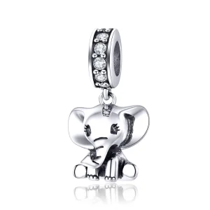 (immagine per) Charm Pendente tipo Pandora Piccolo Elefante - SCC1338