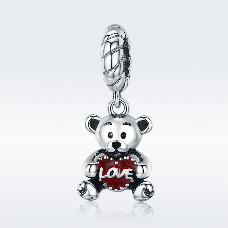 (immagine per) Charm Pendente tipo Pandora Piccolo orso - SCC521 - Visualizza 2