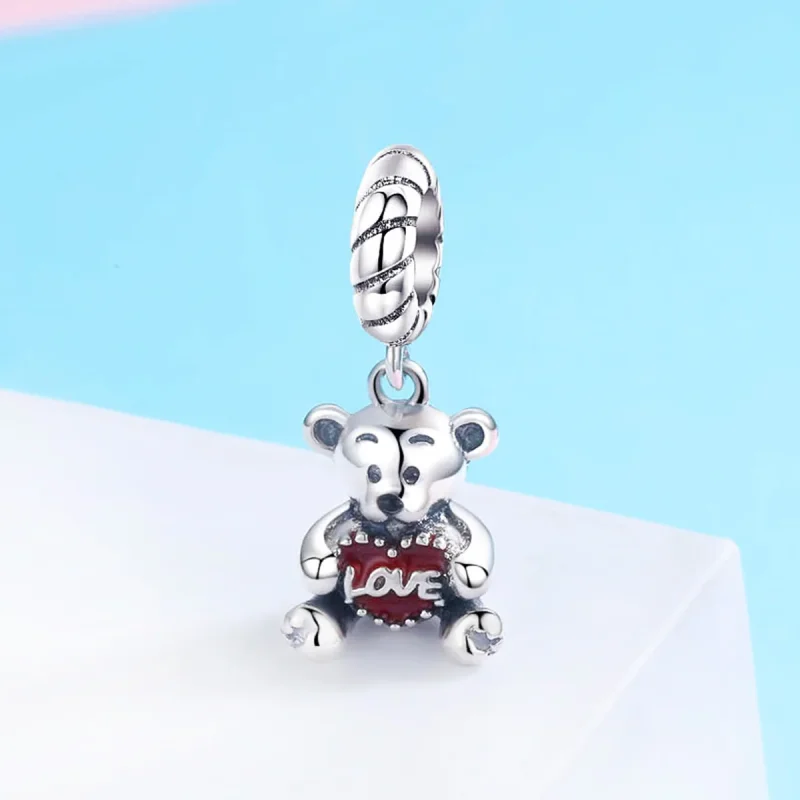 (immagine per) Charm Pendente tipo Pandora Piccolo orso - SCC521 - Visualizza 3