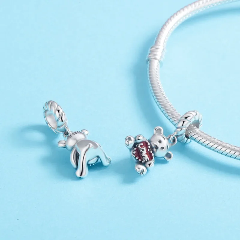 (immagine per) Charm Pendente tipo Pandora Piccolo orso - SCC521 - Visualizza 5