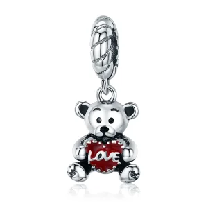 (immagine per) Charm Pendente tipo Pandora Piccolo orso - SCC521