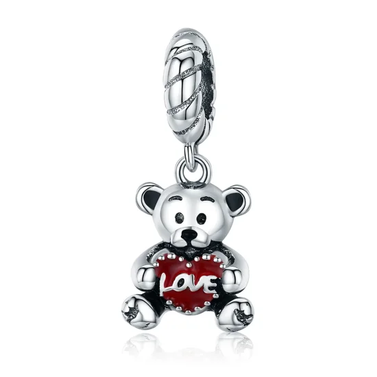(immagine per) Charm Pendente tipo Pandora Piccolo orso - SCC521