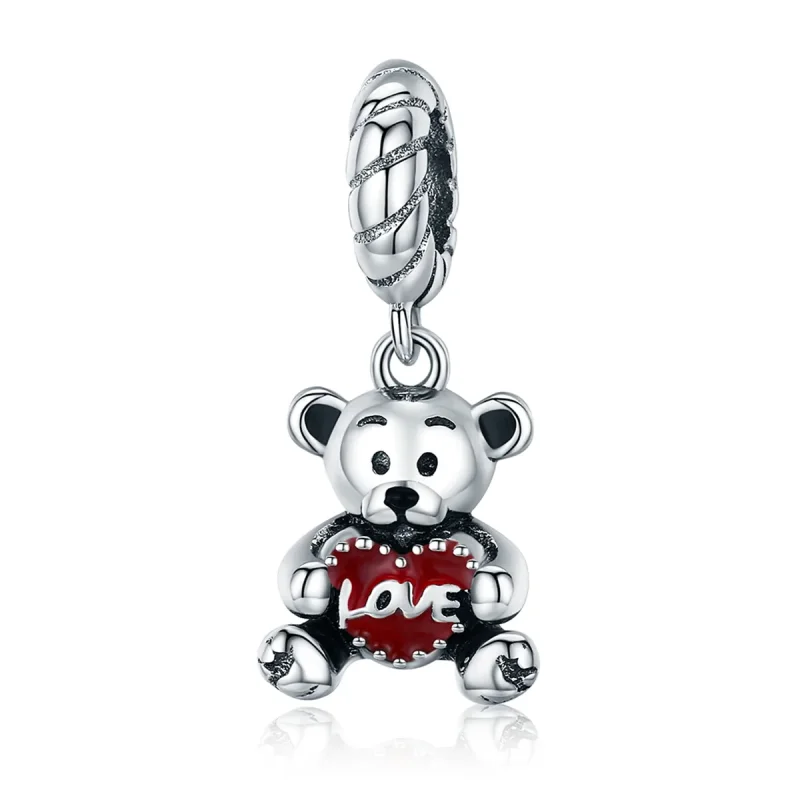 (immagine per) Charm Pendente tipo Pandora Piccolo orso - SCC521
