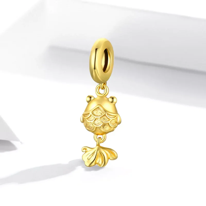 (immagine per) Charm Pendente tipo Pandora Piccolo pesce rosso - SCC2048 - Visualizza 2