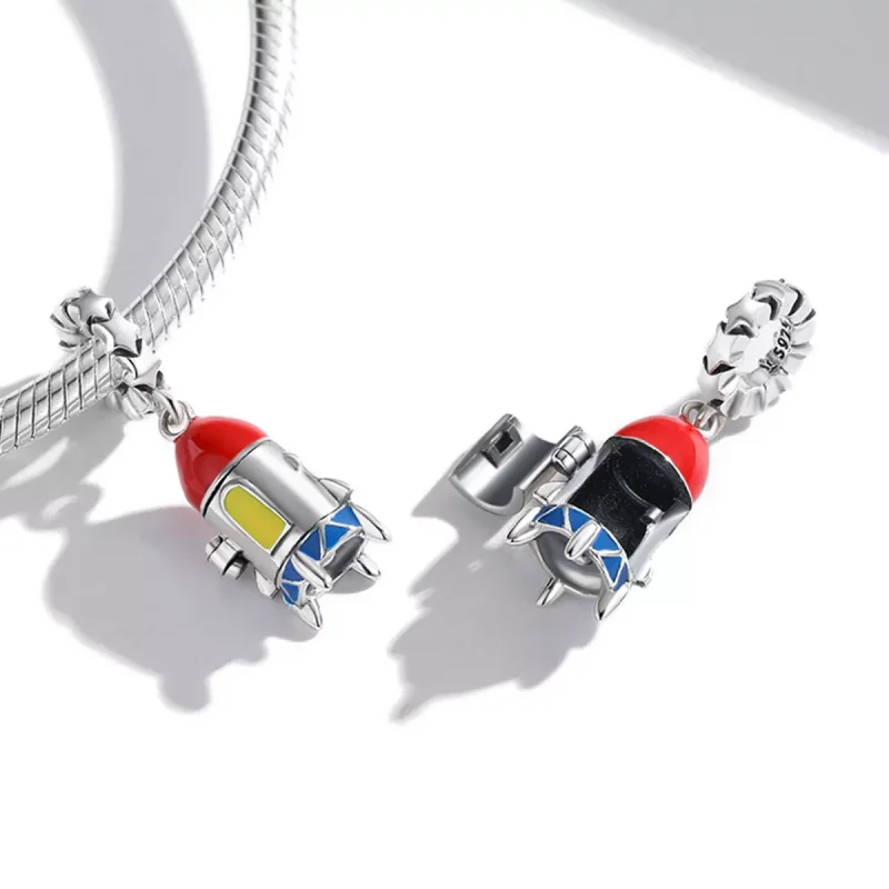 (immagine per) Charm Pendente tipo Pandora Piccolo razzo - SCC2058 - Visualizza 4