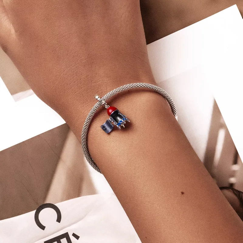 (immagine per) Charm Pendente tipo Pandora Piccolo razzo - SCC2058 - Visualizza 6