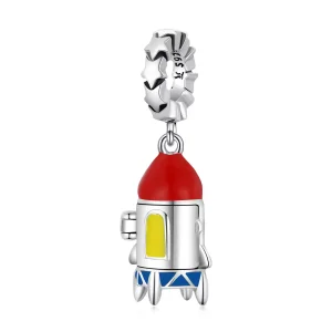 Charm Pendente tipo Pandora Piccolo razzo - SCC2058 (immagine per) Charm Pendente tipo Pandora Piccolo razzo - SCC2058
