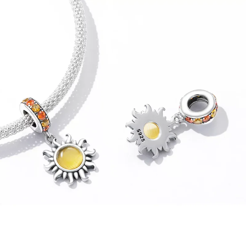 (immagine per) Charm Pendente tipo Pandora Piccolo Sole - SCC2210 - Visualizza 4
