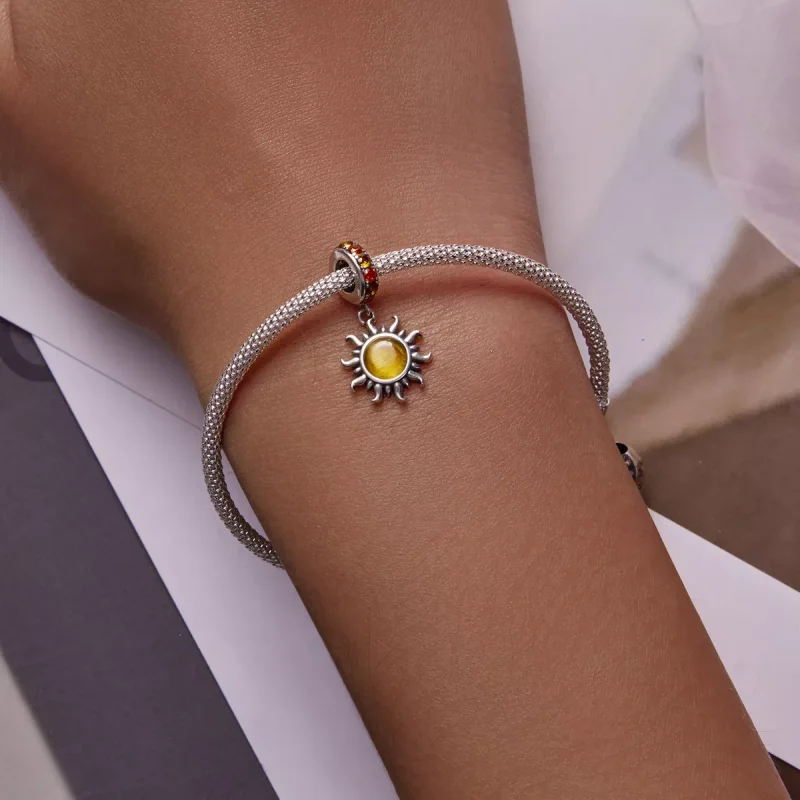 (immagine per) Charm Pendente tipo Pandora Piccolo Sole - SCC2210 - Visualizza 6